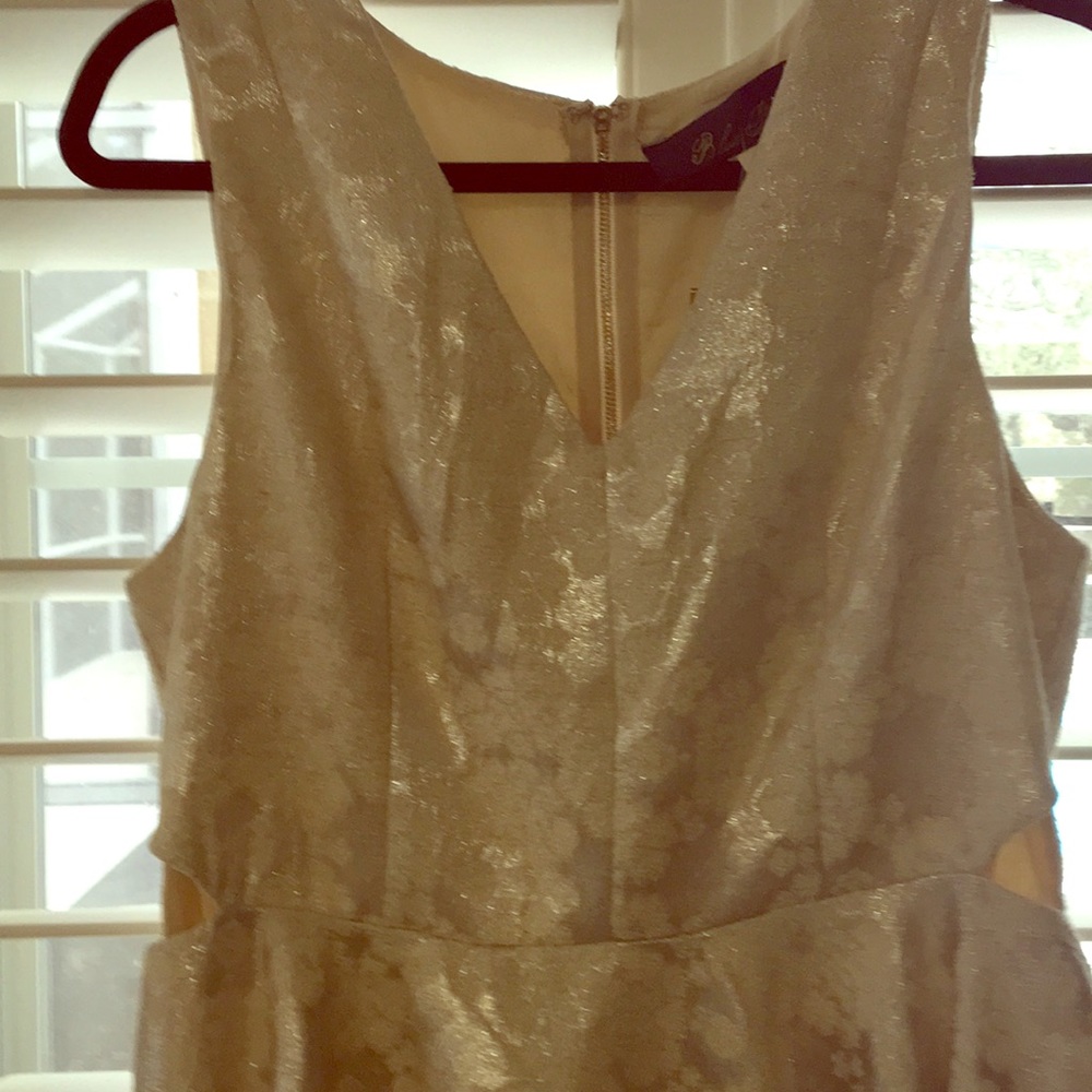 Cream cocktail dress